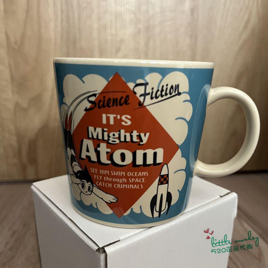 日本代购 铁臂阿童木 可爱陶瓷水杯马克杯