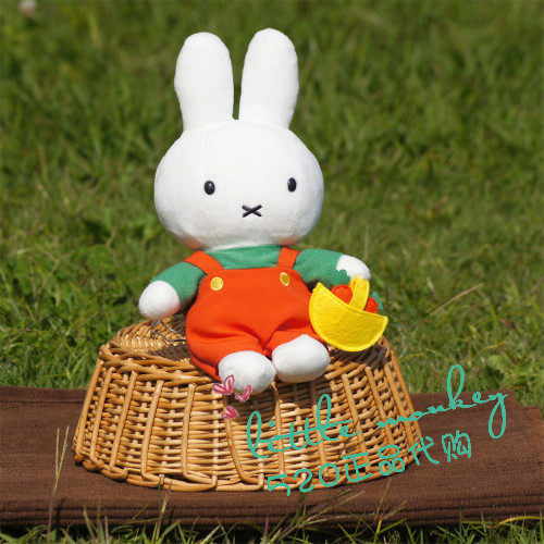 日本代购 miffy米菲兔 治愈可爱毛绒公仔布娃娃玩偶