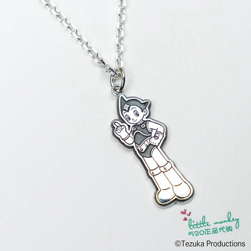 日本代购 铁臂阿童木 全身 可爱925银项链 项饰