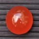 天然保山南红玛瑙 无裂无杂原矿圆形蛋面戒指戒面裸石未镶嵌3.2克