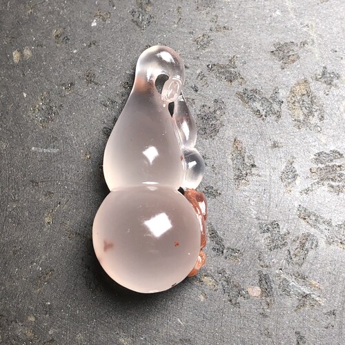 凉山料南红玛瑙 无裂原矿冰飘俏色巧雕葫芦高冰小吊坠挂件 4.55克