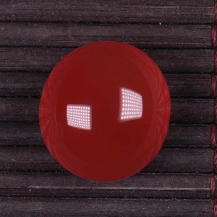 天然保山南红 宝石级无杂裂干净原矿冰红裸石蛋面戒指戒面女3.8克