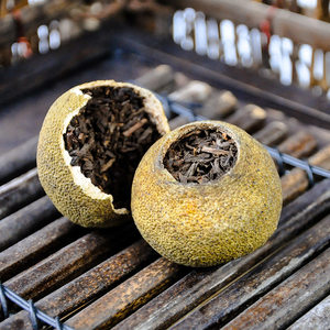 柑愿小青柑礼盒装50g*5罐装 品味香气四溢的杯口留香