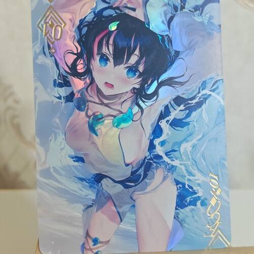 FGO 宇津见绘里世 彩闪动漫闪卡 同人 88*63MM尺寸