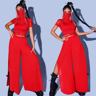 中国风爵士舞台装 酒吧gogo领舞服女 韩舞女团演出服ds演出服dj服装