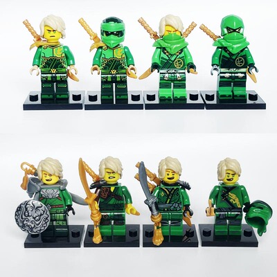 幻影忍者劳埃德绿忍者小人仔积木