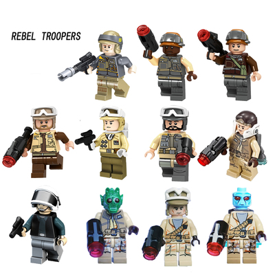 星球大战霍斯反抗军人仔积木玩具