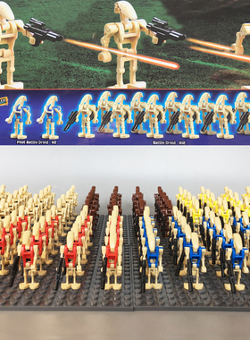 兼容星球大战斗机器人鸭子兵SW001C人仔塑料拼插益智积木玩具