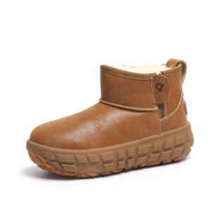 【原699丨最新款户外轮胎型丨超耐磨防滑】短筒加绒东北厚底棉靴