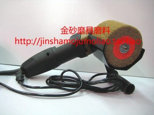 SNUOk斯诺克电动不锈钢拉丝机手提镜面抛光机二级减速小型轻便