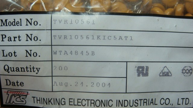 TVR10561压敏电阻器TKS台产全新