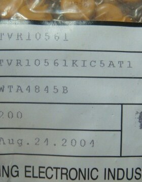 TVR10561  压敏电阻器  原装进口 TKS  TVR10561KIC5AT1 台产全新