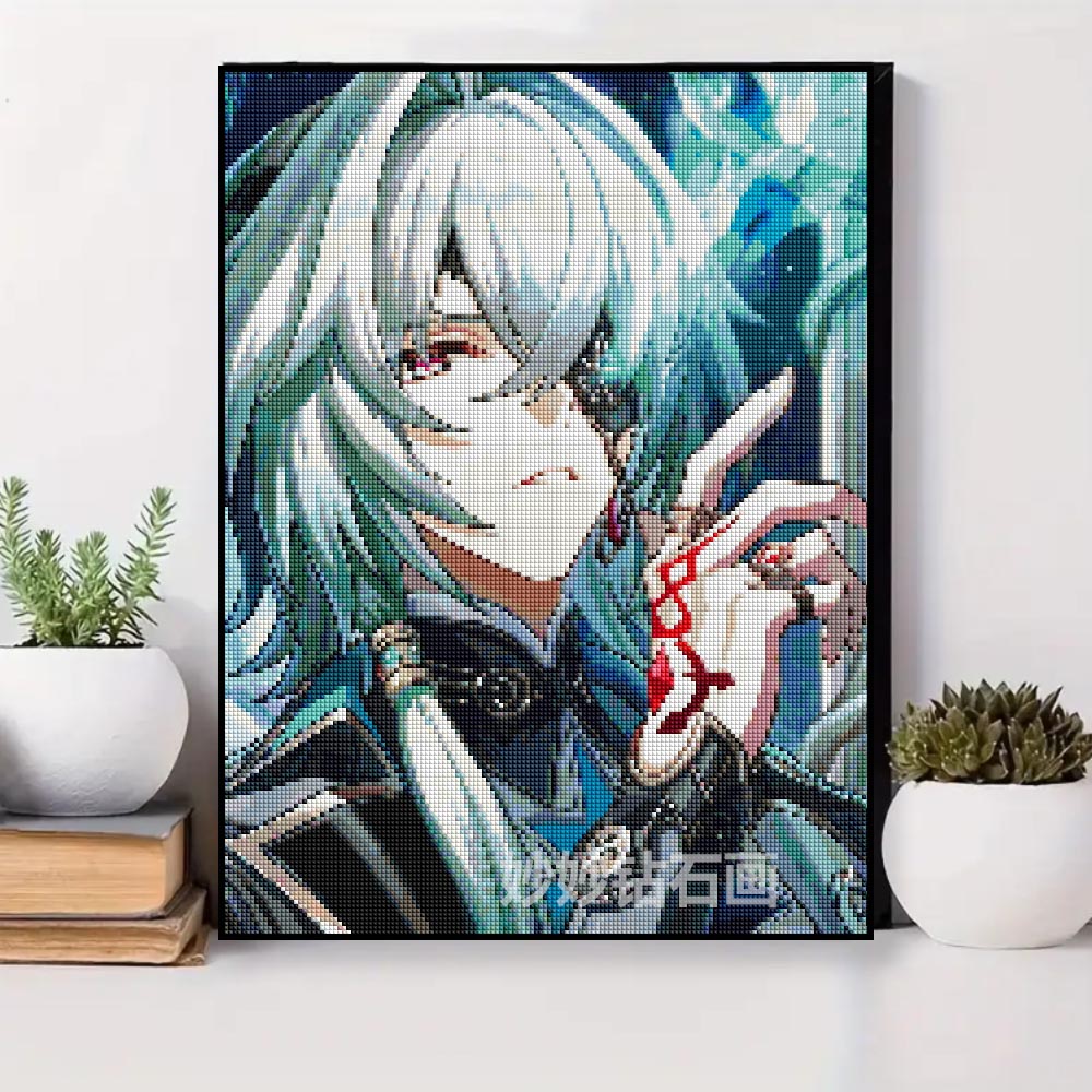 那刻夏贴钻石画崩坏星穹铁道女孩手工diy女生点钻画粘砖石十字绣