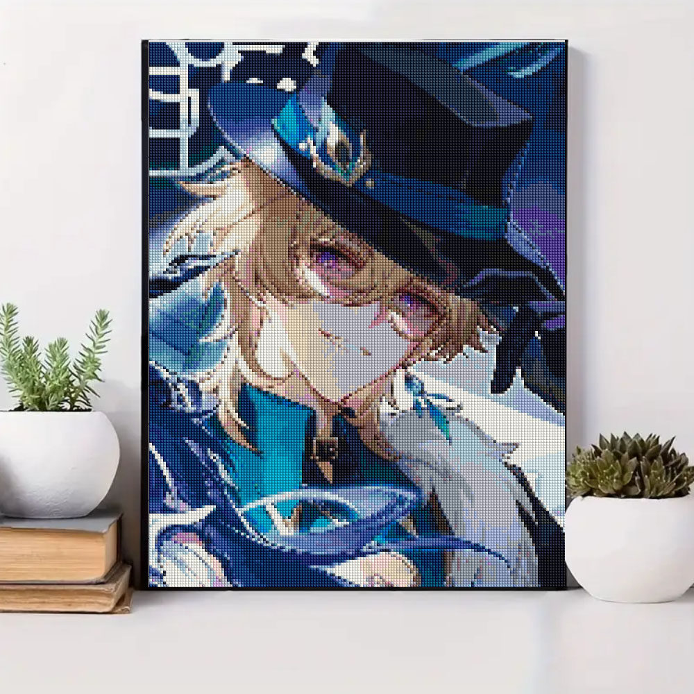 崩铁崩坏3星穹铁道砂金钻石画女孩手工diy贴砖石画粘钻十字绣儿童,居家布艺,钻石绣,淘宝优惠券,粉丝福利购,淘宝优惠卷