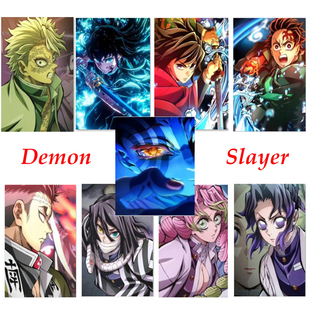 鬼灭之刃钻石画儿童成人DIY手工点钻十字绣砖石马赛克Demonslayer