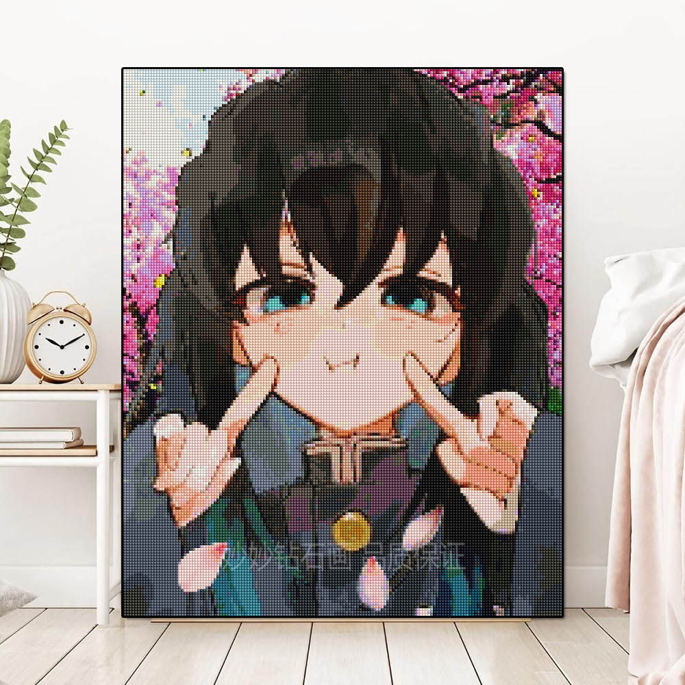 2026新款时透无一郎点钻石画女孩DIY手工儿童动漫人物DemonSlayer