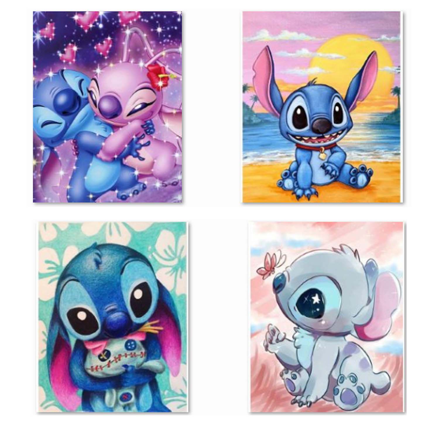 星际宝贝史迪仔钻石画手工5DIY成人儿童砖石贴画点钻十字绣Stitch