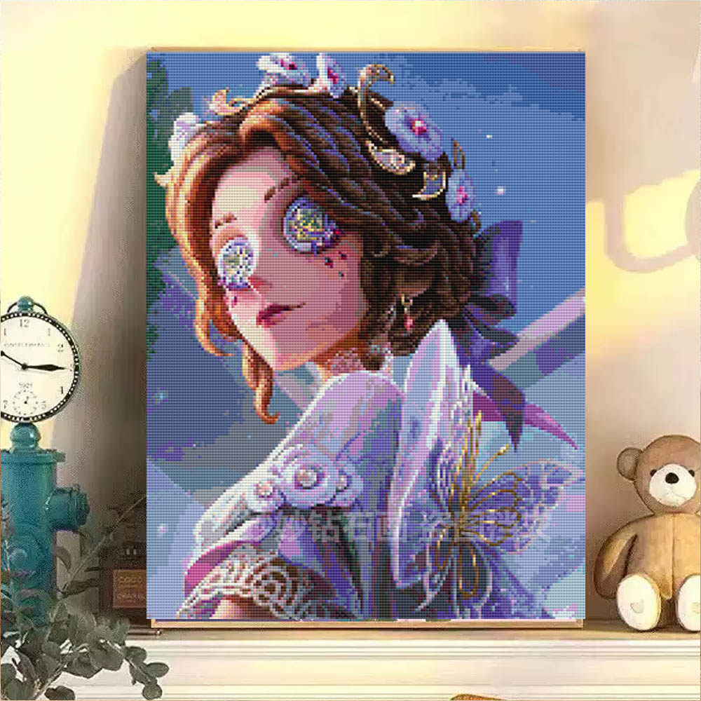 第五人格记者钻石画高颜值大学女生女孩DIY手工十字绣砖石贴钻画,居家布艺,钻石绣,淘宝优惠券,粉丝福利购,淘宝优惠卷