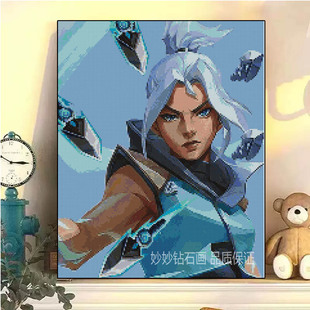 无畏契约捷风钻石画儿童男孩女生成人手工5diy砖石十字绣2026新款