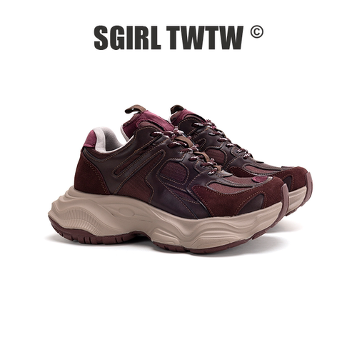A799-30 SGIRL TWTW 复古厚底增高老爹鞋百搭透气轻便休闲运动鞋