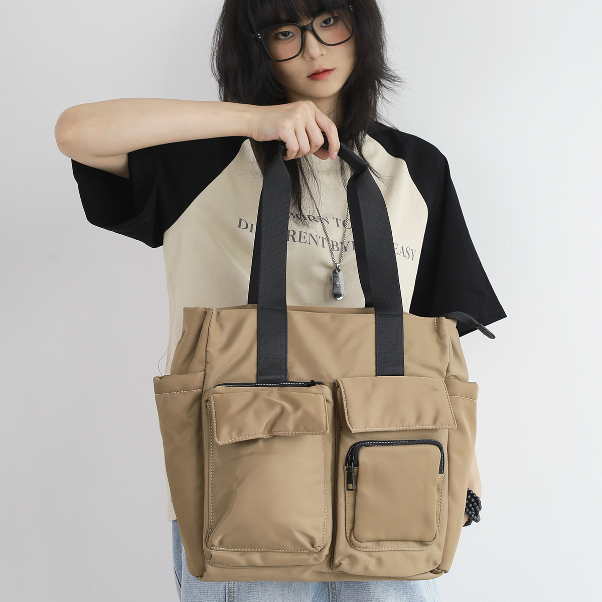 电玩汽水通勤电脑包女