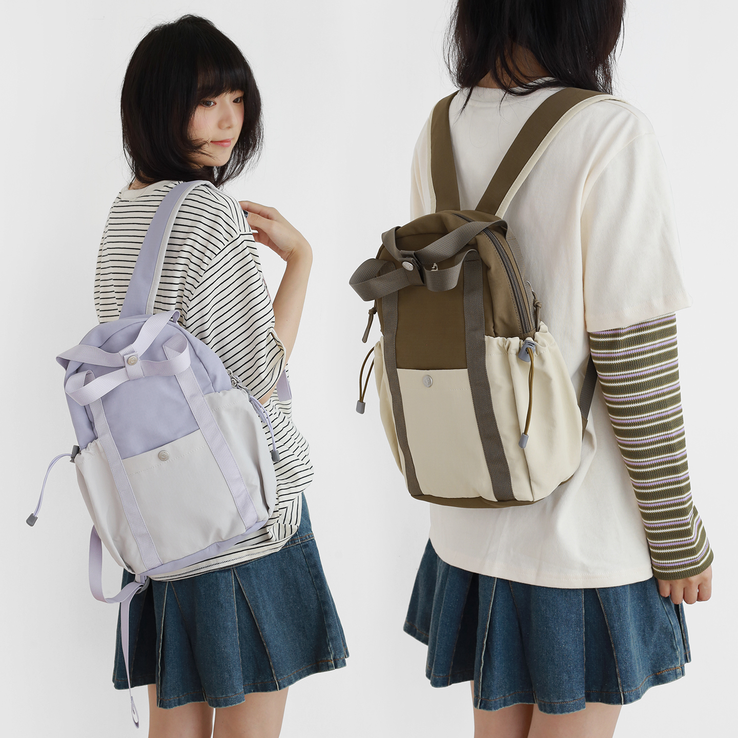 电玩汽水日系女生双肩包