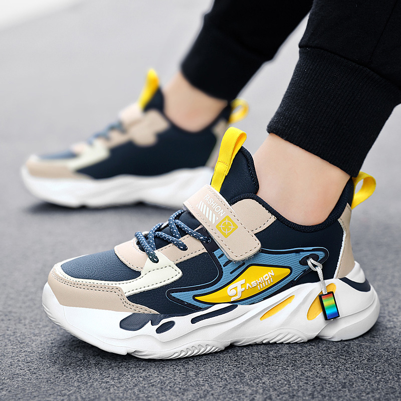 回力男童皮面运动鞋学生鞋