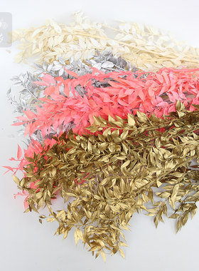 富贵叶礼盒花浓制作干花材料