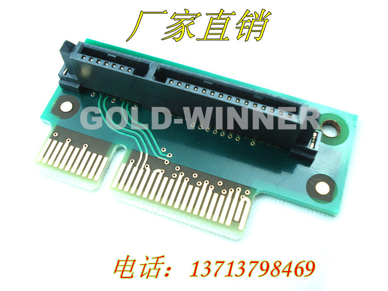 PCI-E转接卡 PCI-E4X转SATA PCI-E 4X转SATA 7+15转接卡