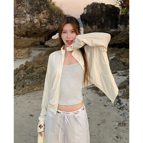 UPF50+凉感修身显瘦防晒衣女