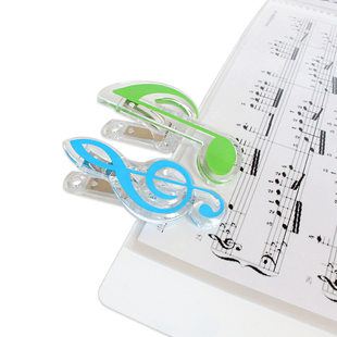 台湾制造音乐主题礼物礼品文具糖果色八分音符乐谱夹曲谱资料夹子