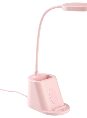 宜家国内代购斯班兰LED工作灯带储物/可调光的粉红色工作灯学习灯