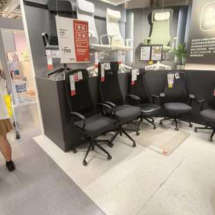 宜家MARKUS 马库斯 办公椅,威索尔 深灰色小号工作椅 学习椅转椅