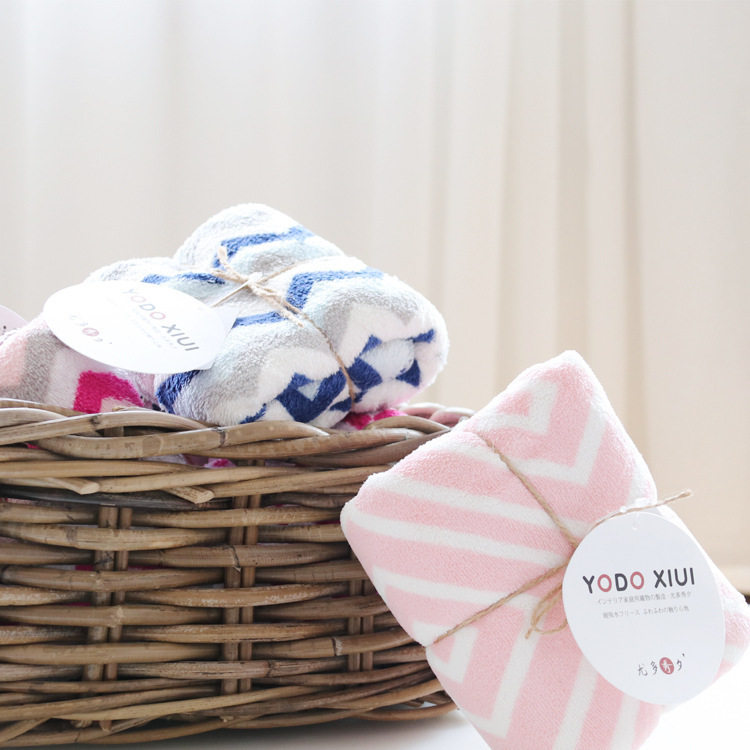 yodo xiui尤多秀夕情侣毛巾两条装吸水速干擦手擦头发不掉毛成人