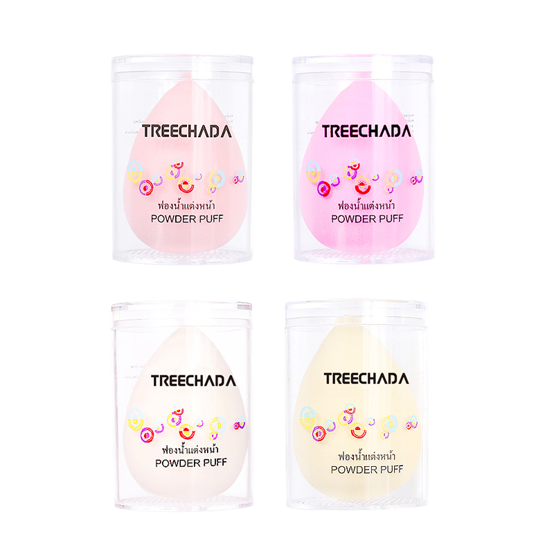TREECHADA天然乳胶干湿化妆粉扑