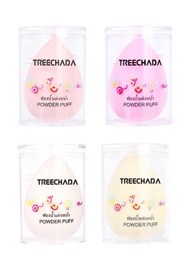 TREECHADA天然乳胶干湿化妆粉扑