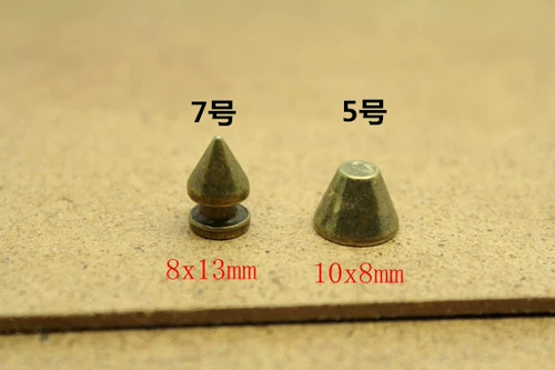 Бронзовая металлическая пуля с аксессуарами, в стиле панк, DIY