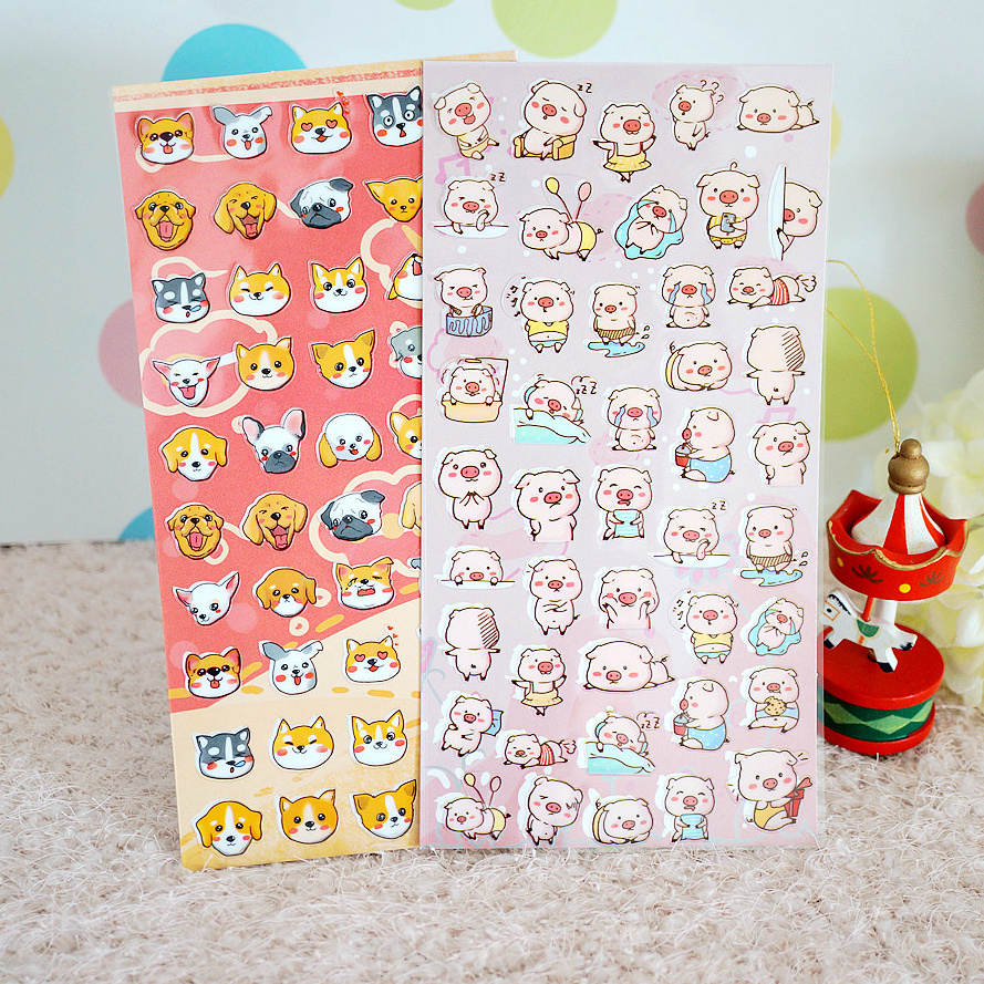 表情包手帐贴纸nekoni可爱防水