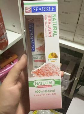 泰国原装SPARKLE喜马拉雅粉红海盐蜂胶牙膏清火清新口气100g