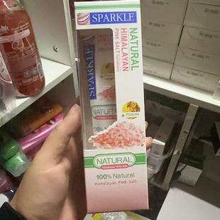 泰国原装SPARKLE喜马拉雅粉红海盐蜂胶牙膏清火清新口气100g