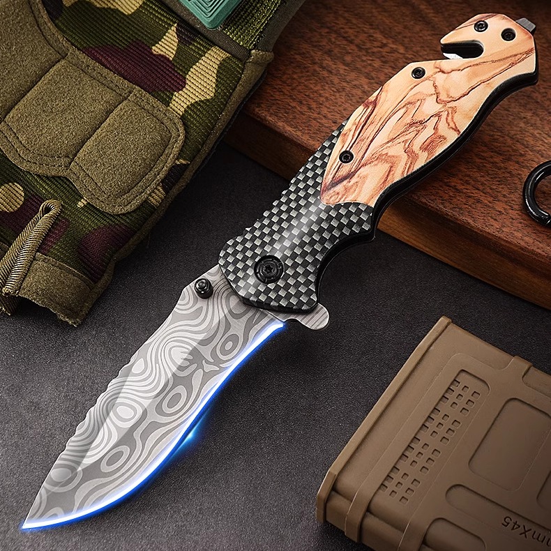 多功能户外折叠水果刀