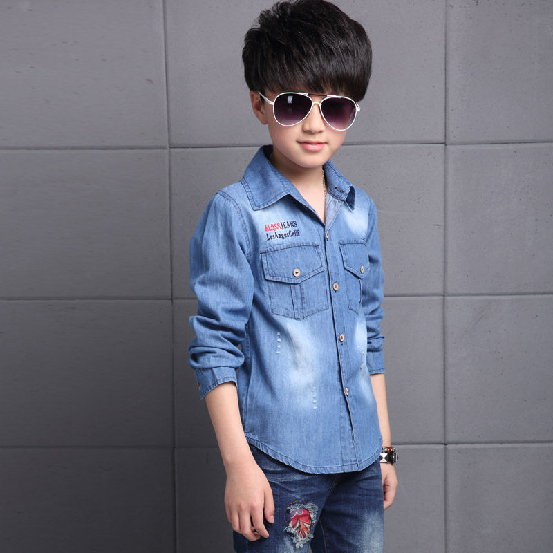 Chemise garcon à manche longue - Ref 2080944 Image 3