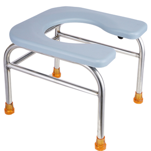 U型加厚孕妇坐便椅老人厕所蹲坑改大便座椅简易坐便器马桶凳家用