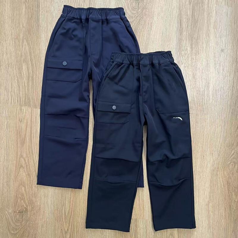 儿童秋冬软壳登山裤中大童工装裤