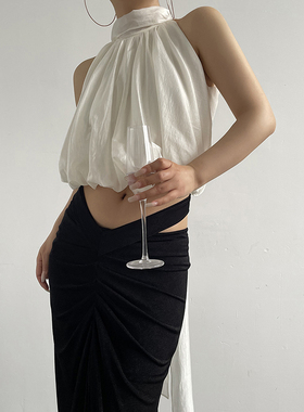 Acupstudio江右上 3月25日新品 飘带莱赛尔小衫