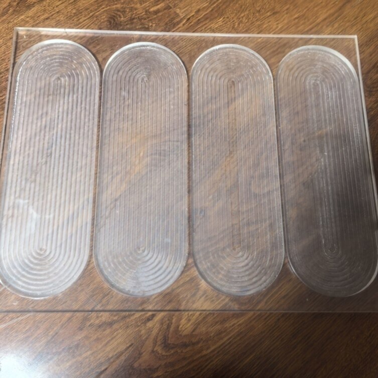 潮楠烧饼烤饼模具长椭圆形透明卷卷饼梅干菜肉饼模具