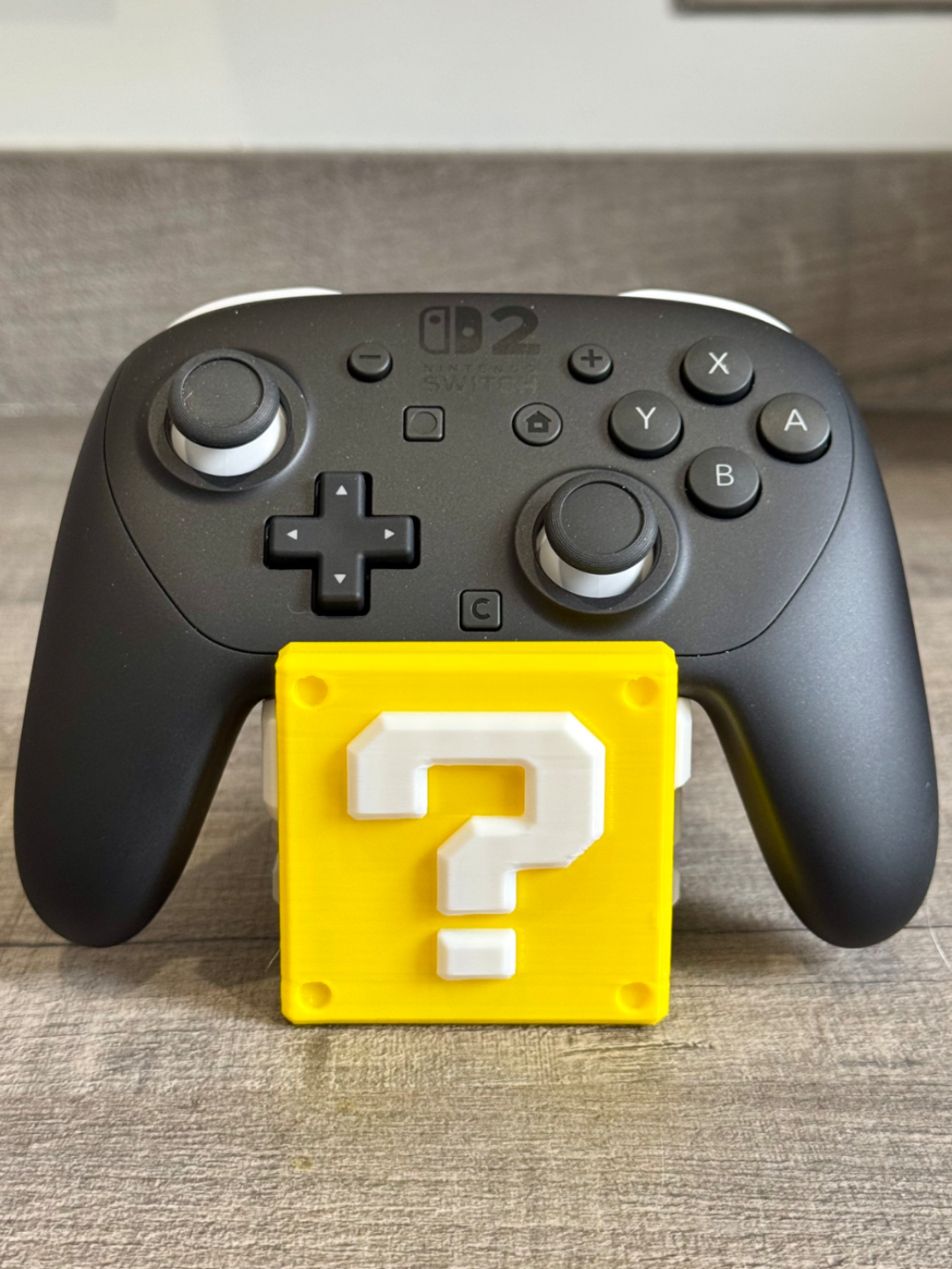 适用于switch2 pro手柄支架 马里奥问号主题风格ns2 pro手柄支架