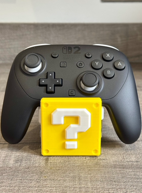 适用于switch2 pro手柄支架 马里奥问号主题风格ns2 pro手柄支架