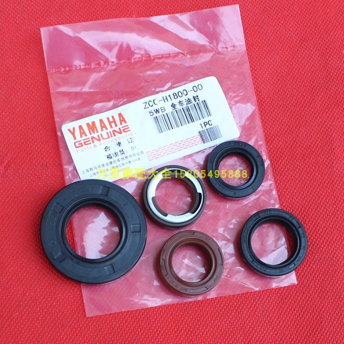 雅马哈巧格福喜凌鹰丽鹰悦鹰福锐ZY100T发动机曲轴油封全车油封