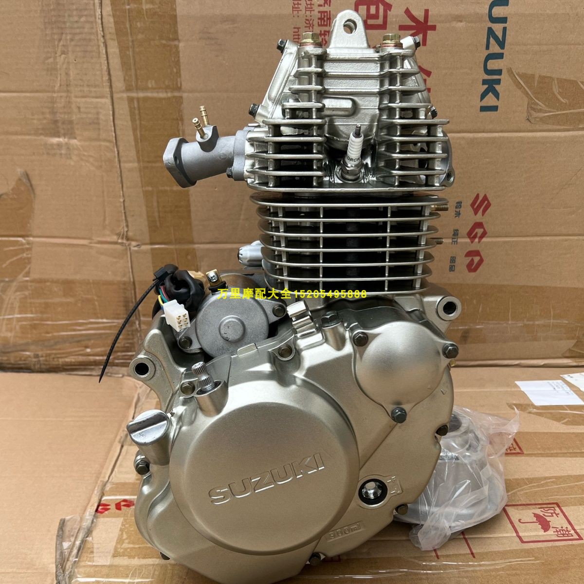 。轻骑铃木GT125发动机原装全新原厂骏驰QS125-5发动机总成